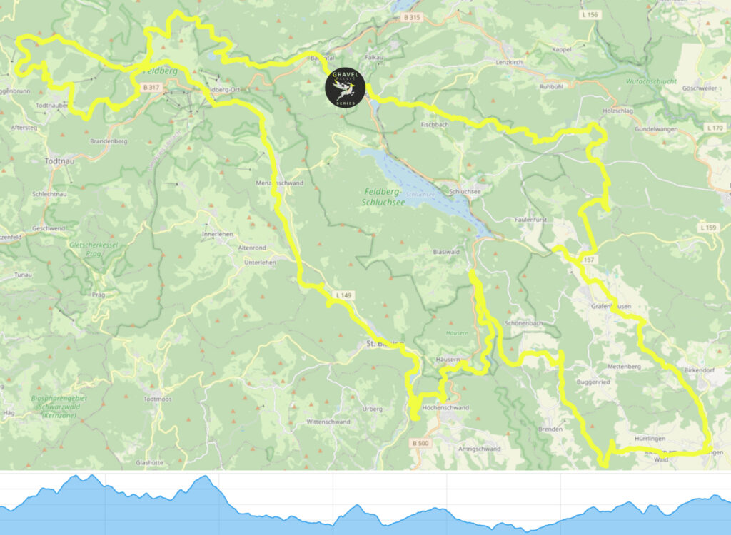 Karte des Long Distance Ride